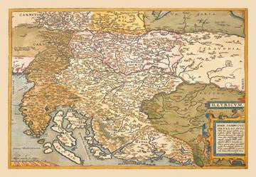 Map of Eastern Europe #4 20x30 poster