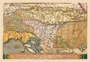 Map of Eastern Europe #3 20x30 poster