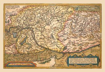 Map of Eastern Europe #1 20x30 poster