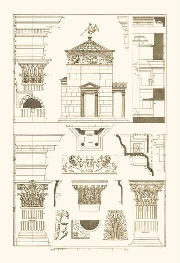 Tower of the Winds and Stoa of Hadrian 20x30 poster