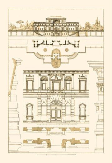 Villa Sacchetti, Villa Papa Giulio at Rome 20x30 poster