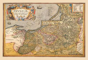 Map of Prussia 20x30 poster