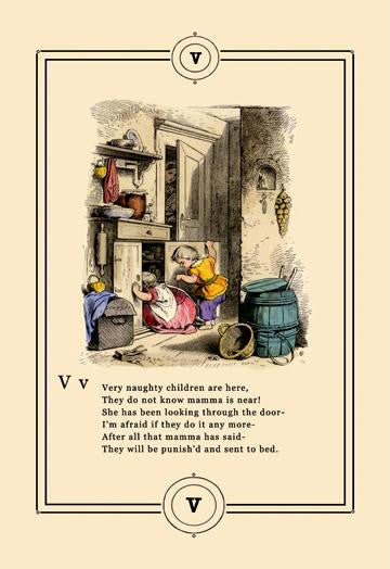 Little Lily&#39;s Alphabet: Very Naughty Children 20x30 poster