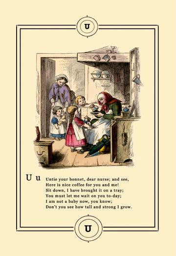 Little Lily&#39;s Alphabet: Untie Your Bonnet 20x30 poster