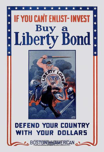 Defend Your Country With Your Dollars 20x30 poster