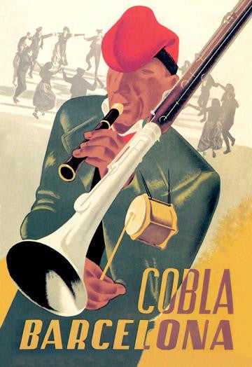 Cobla Barcelona 20x30 poster