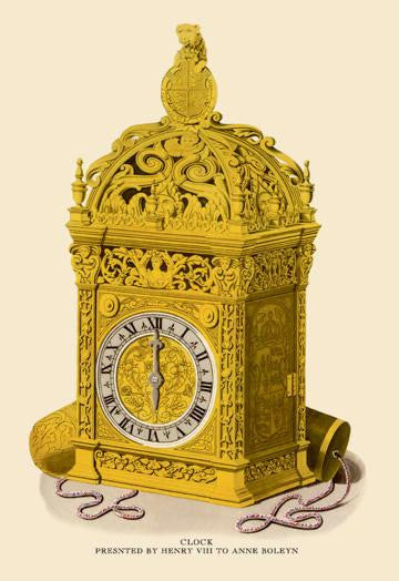 Clock, Presented by Henry VII to Anne Boleyn 20x30 poster