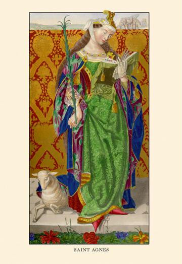 Saint Agnes 20x30 poster