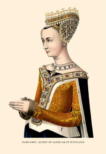 Margaret, Queen of James 3rd of Scotland 20x30 poster