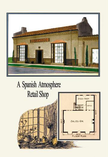 A Spanish Atmosphere Retail Shop 20x30 poster