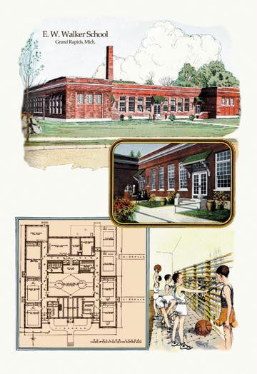 E.W. Walker School 20x30 poster