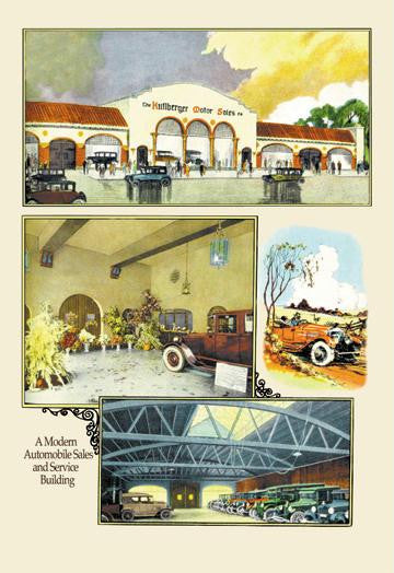 Automobile Sales and Service Building 20x30 poster