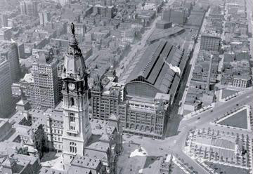 Sky View of City Hall, Philadelphia, PA 20x30 poster