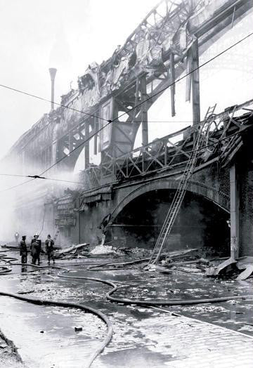 Fire on Bridge, Philadelphia, PA 20x30 poster