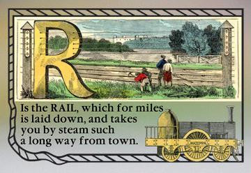 R is the Rail 20x30 poster