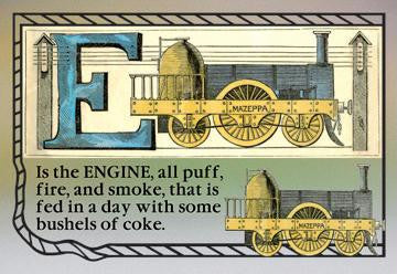 E is the Engine 20x30 poster