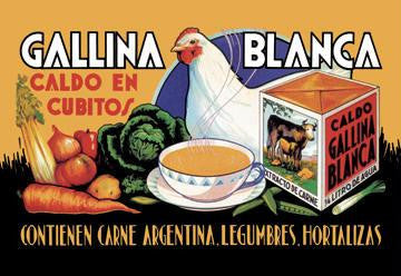 Gallina Blanca 20x30 poster