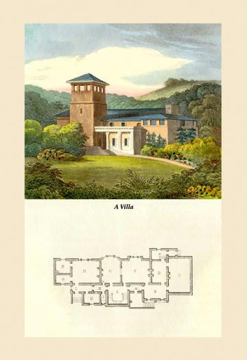 A Villa #3 20x30 poster