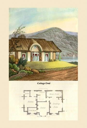 A Cottage Orne #4 20x30 poster