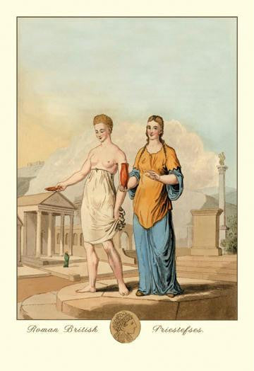 Roman British Priestesses 20x30 poster