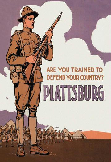 Are You Trained to Defend Your Country? 20x30 poster