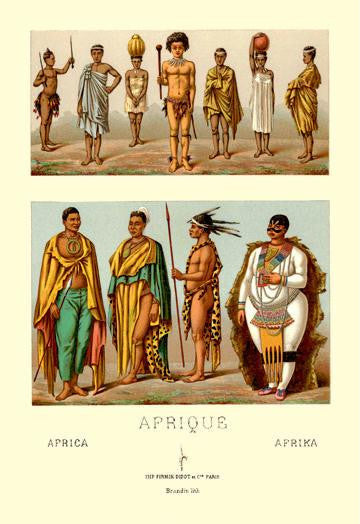 Eleven African Tribe Members 20x30 poster