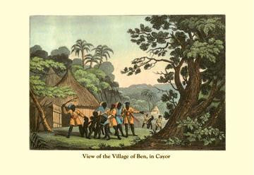 View of the Village of Ben, in Cayor 20x30 poster