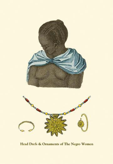 Head Dress and Ornaments of the Negro Woman 20x30 poster