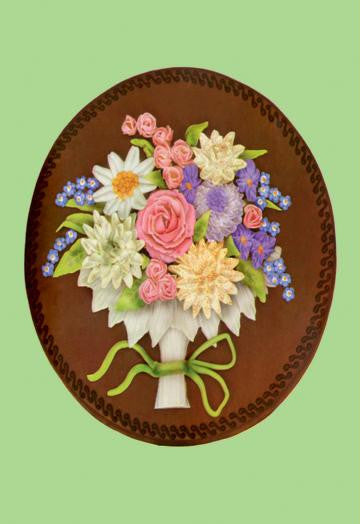 Tart Decoration with Butter Cream Flowers 20x30 poster