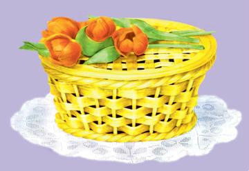 Sugar Basket with Tulips 20x30 poster