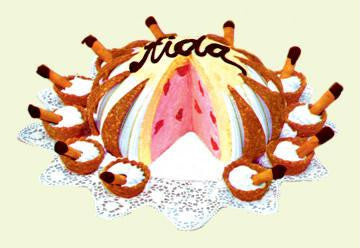 Aida Bomb Cake 20x30 poster