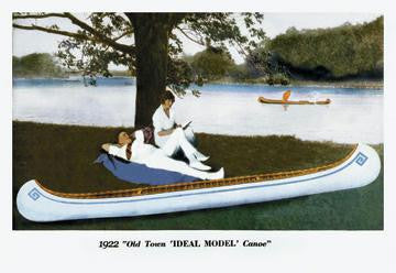 Ideal Model&#39; Canoe 20x30 poster