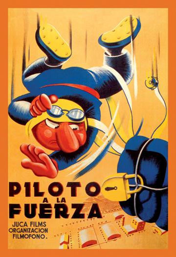 Piloto a la Fuerza 20x30 poster