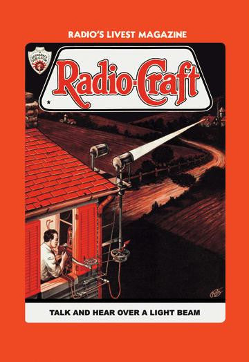 Radio-Craft: Talk and Hear Over a Light Beam 20x30 poster