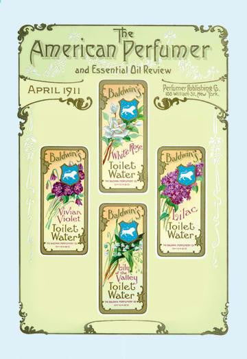 American Perfumer and Essential Oil Review, April 1911 20x30 poster