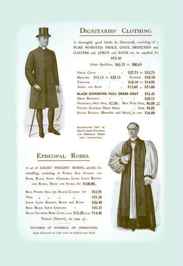 Dignitaries' Clothing 20x30 poster