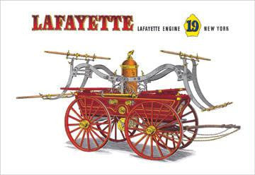 Lafayette: Lafayette Engine 19 New York 20x30 poster