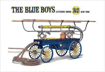 The Blue Boys: Jefferson Engine 26 New York 20x30 poster