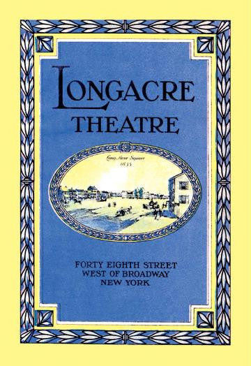 Longacre Theatre 20x30 poster