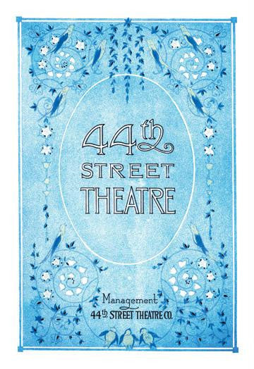 44th Street Theatre 20x30 poster