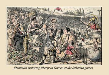 Flaminius Restoring Liberty 20x30 poster