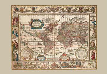 Nova Totius Terrarum Orbis 20x30 poster