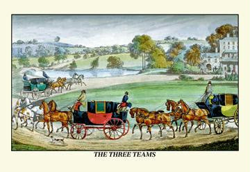 The Three Horse Teams 20x30 poster