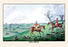 Fox Hunters and Hounds in an Open Field 20x30 poster