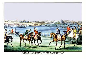 Bibury Meeting in its Paly Days 20x30 poster