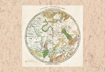 Southern Circumpolar Map 20x30 poster