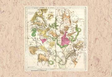 Constellations Including Scorpio 20x30 poster