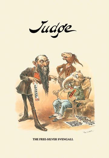 Judge: The Free-Silver Svengali 20x30 poster