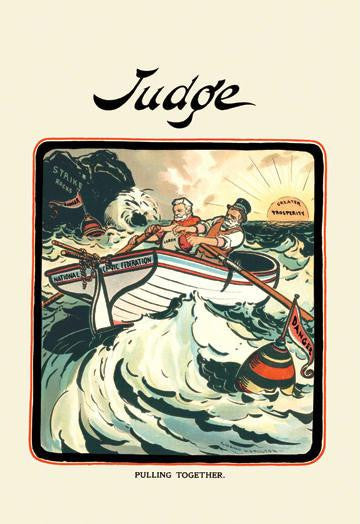 Judge: Pulling Together 20x30 poster