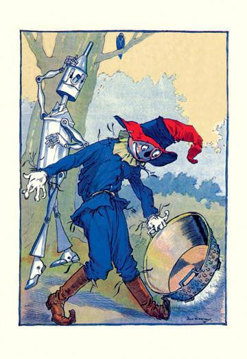 The Tin Man and Scarecrow 20x30 poster